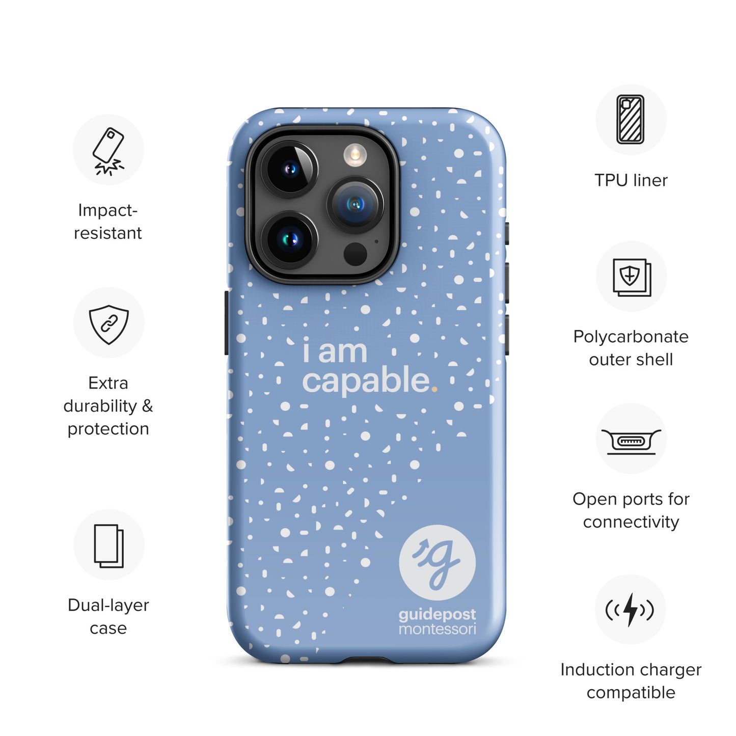 Guidepost Frost Dots - Tough Case for iPhone®