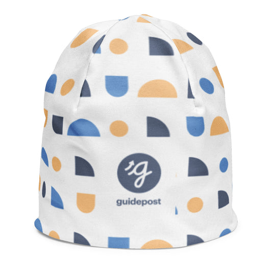 Toddler & Kids Guidepost Print Beanie