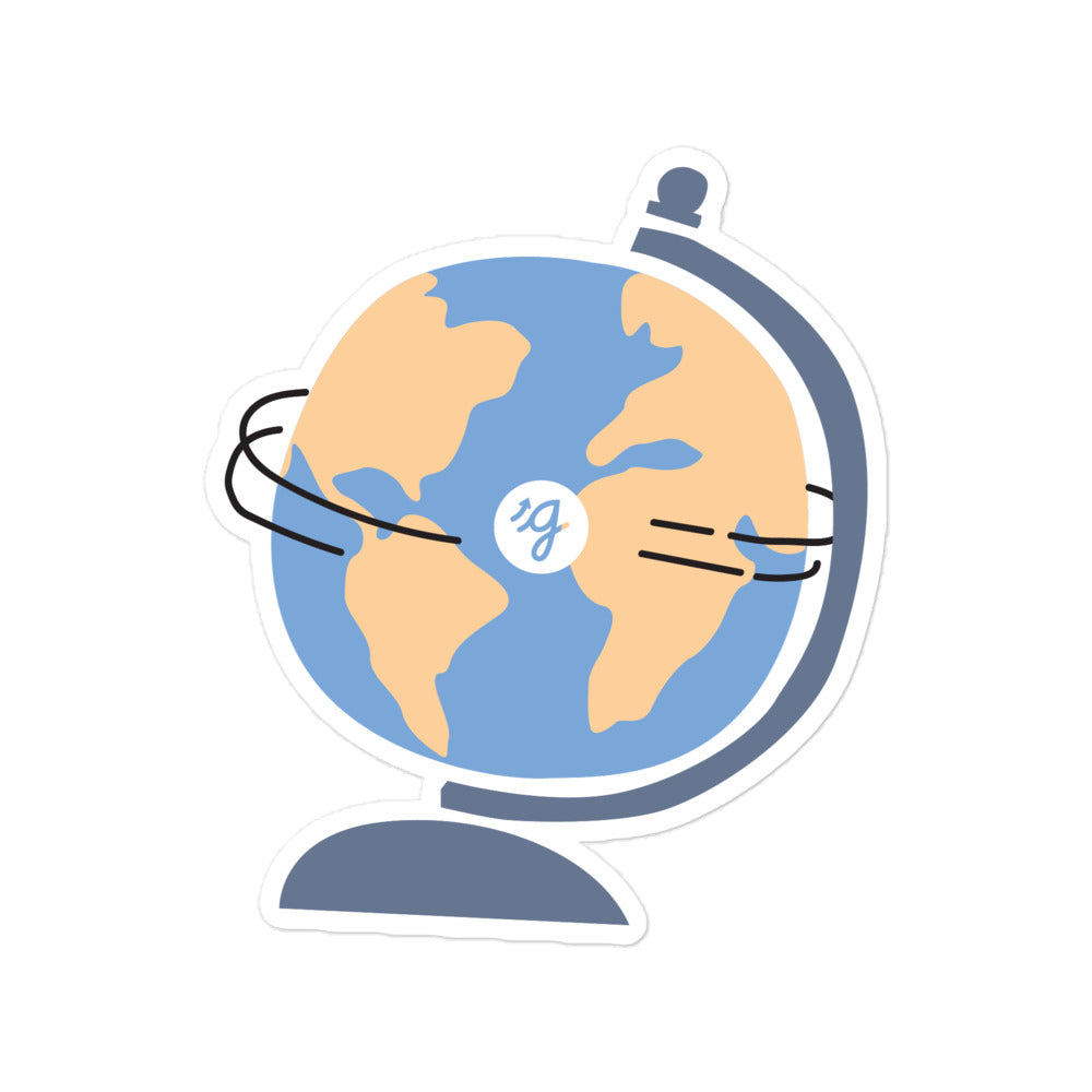 Guidepost Around the World Bubble-free stickers