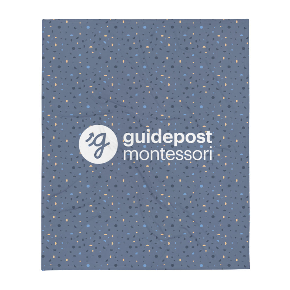 Dark Speckle Throw Blanket