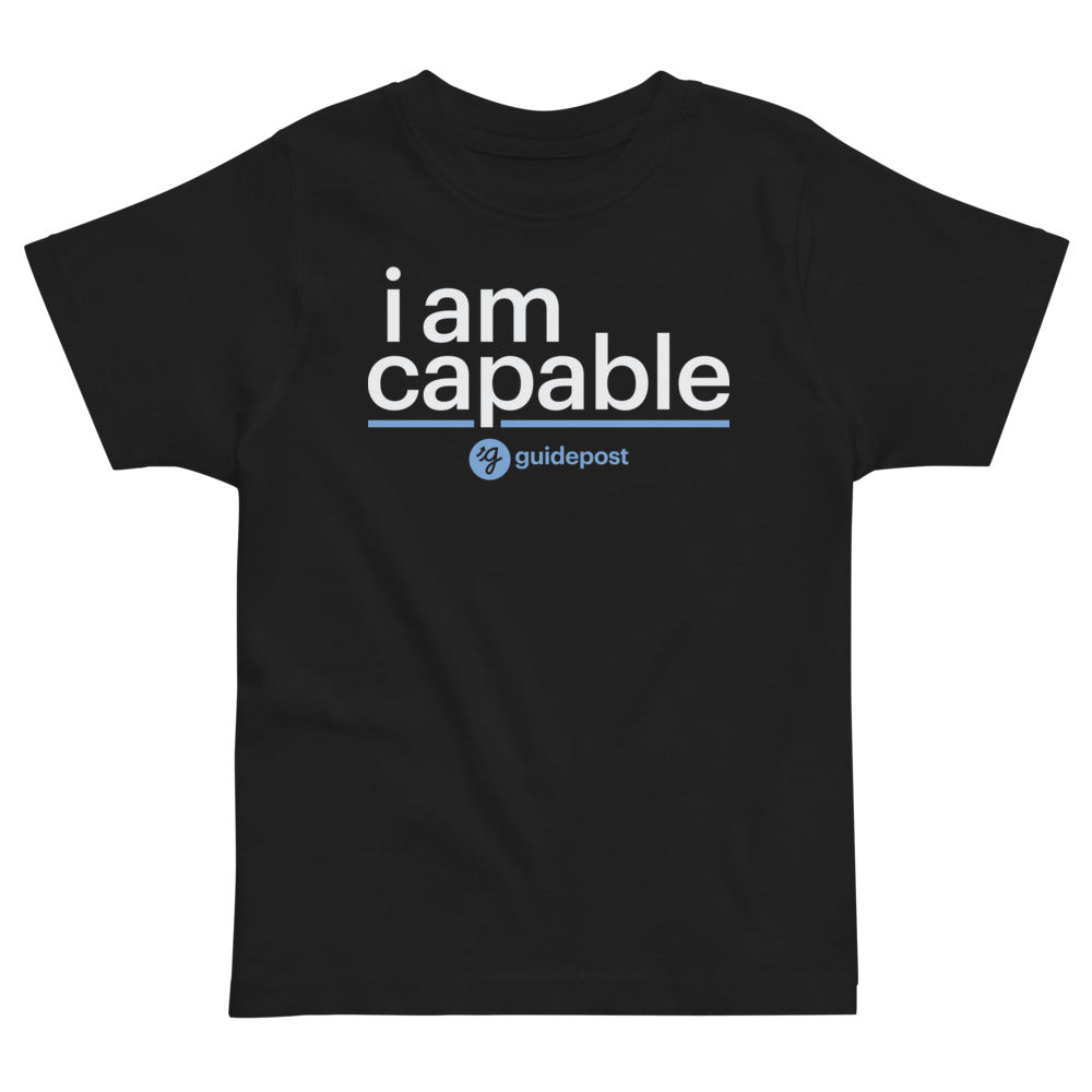 I am Capable Toddler jersey t-shirt