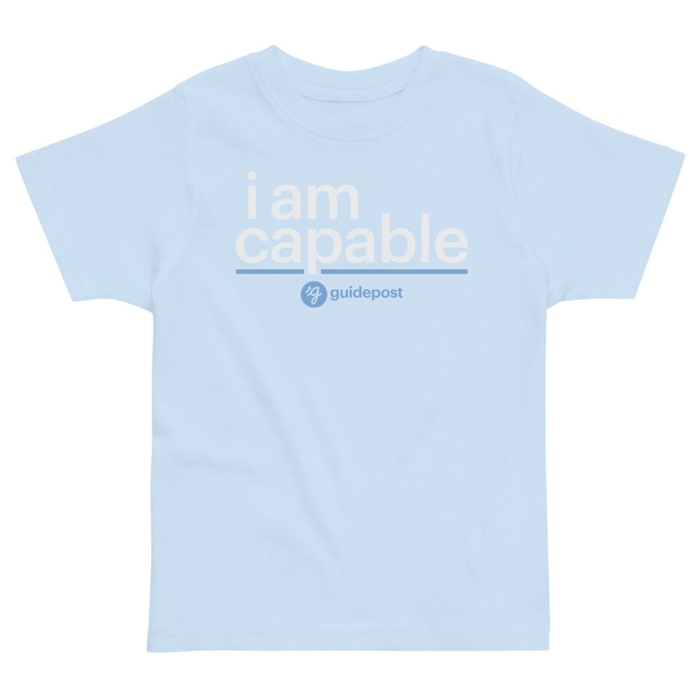 I am Capable Toddler jersey t-shirt