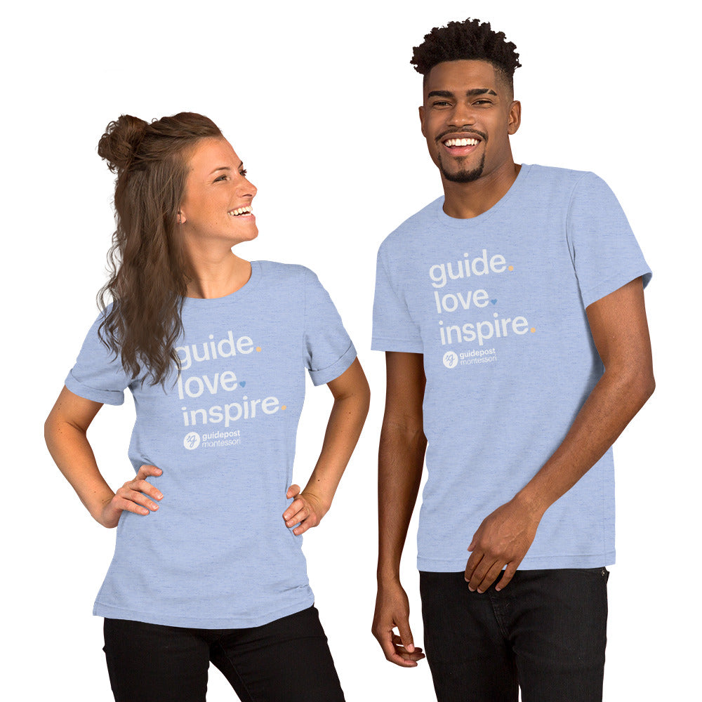 Guide. Love. Inspire. Short-Sleeve Unisex T-Shirt