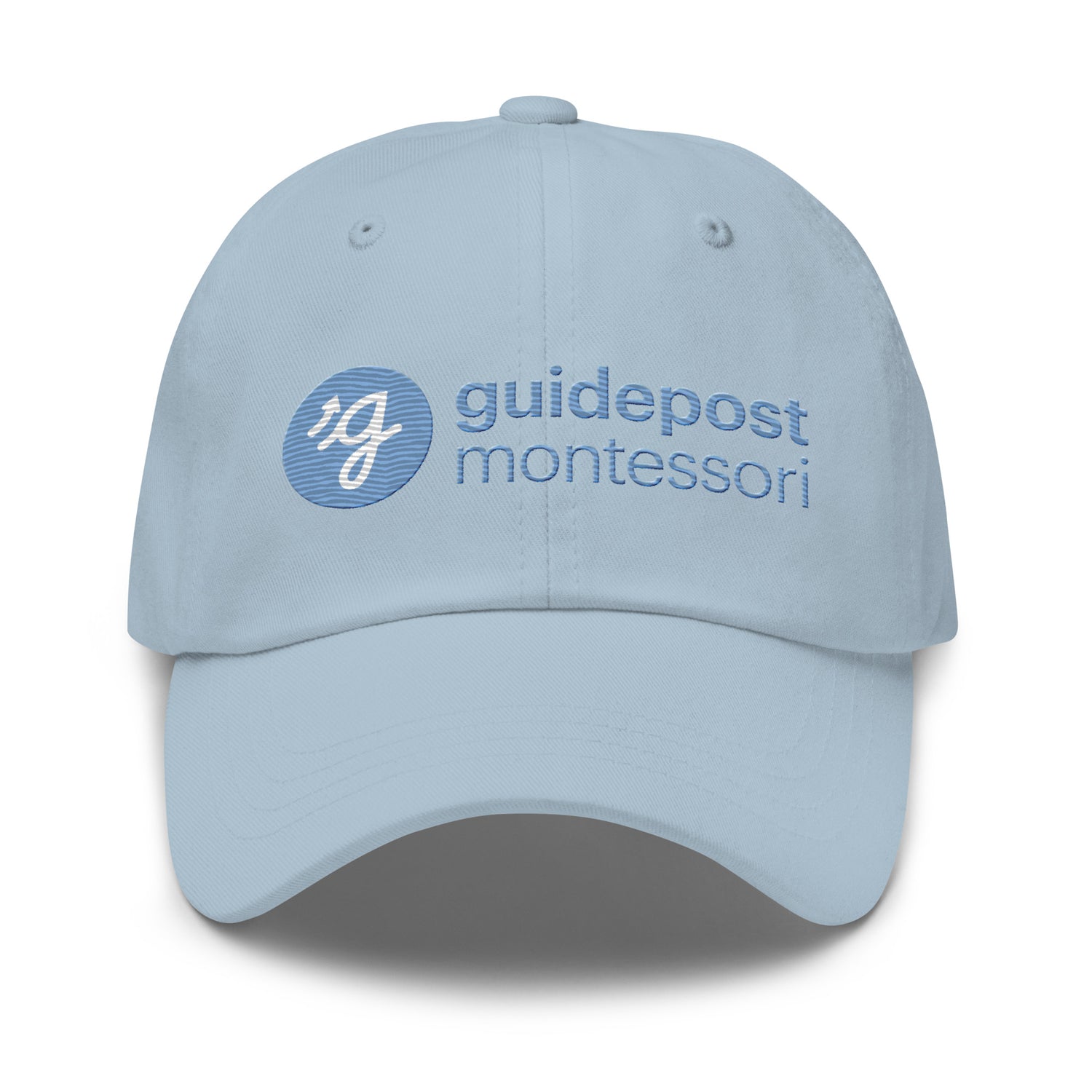Guide Post Blue Guidepost Logo Dad hat – The Guidepost Store