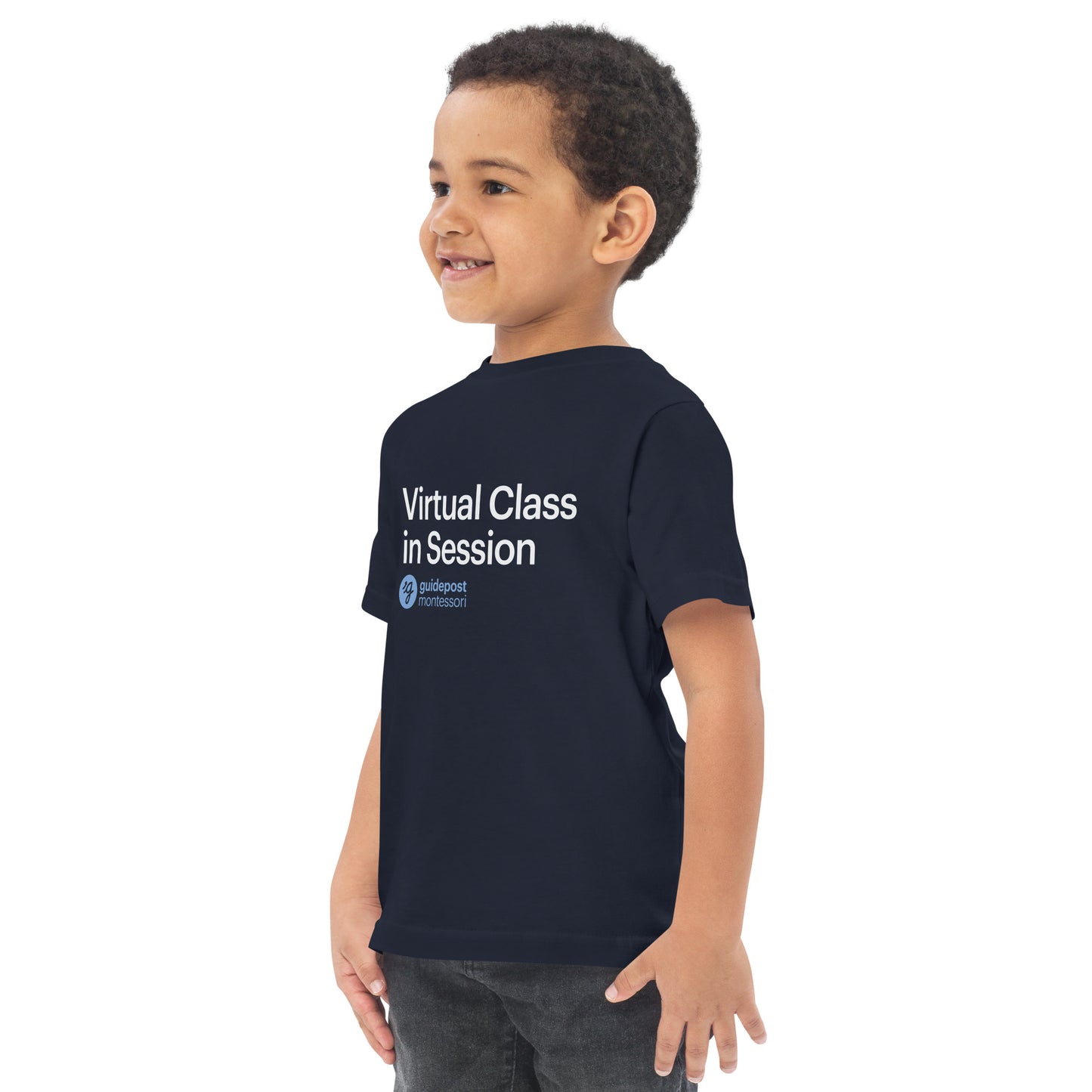 Virtual Class in Session Toddler jersey t-shirt