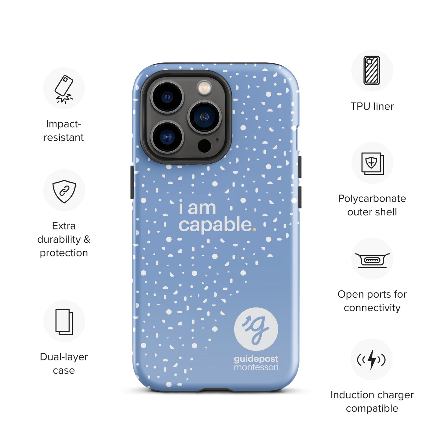 Guidepost Frost Dots - Tough Case for iPhone®
