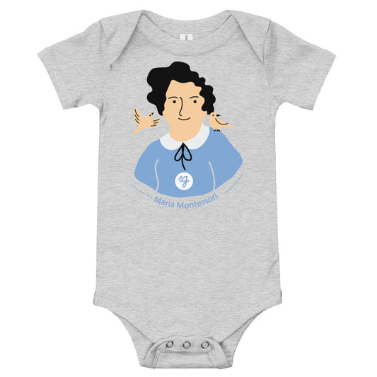 Maria Montessori Baby short sleeve one piece