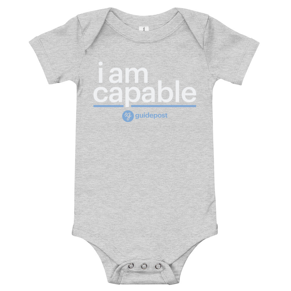 I am Capable Baby short sleeve one piece