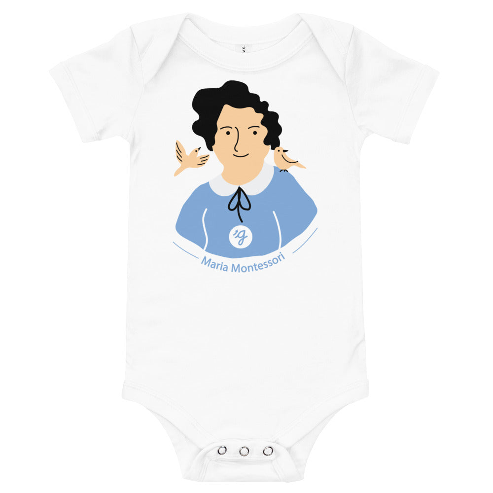 Maria Montessori Baby short sleeve one piece