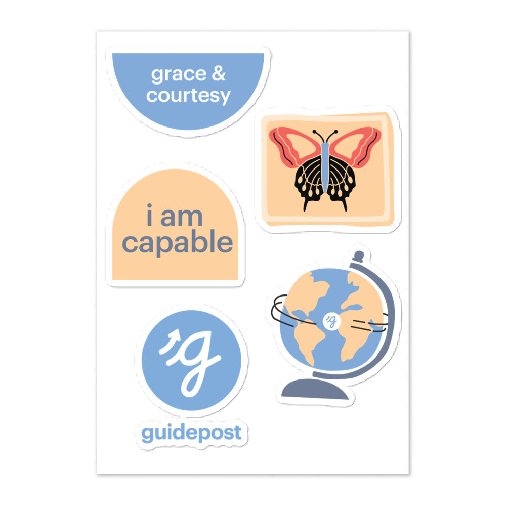 Guidepost Sticker sheet