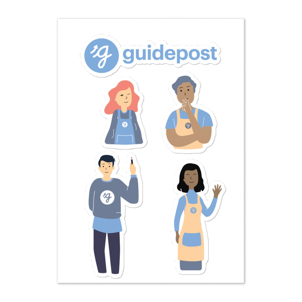 Guidepost Guides Sticker sheet – The Guidepost Store