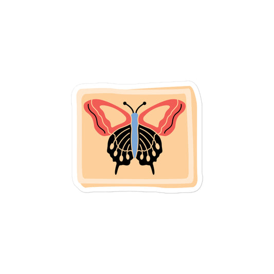 Butterfly Puzzle Bubble-free stickers