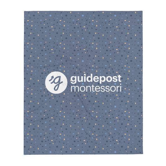 Dark Speckle Throw Blanket