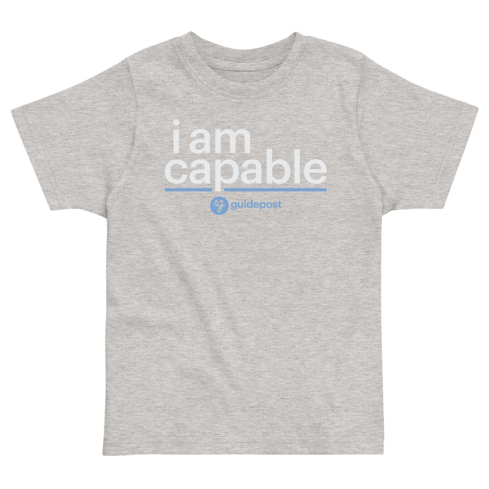 I am Capable Toddler jersey t-shirt