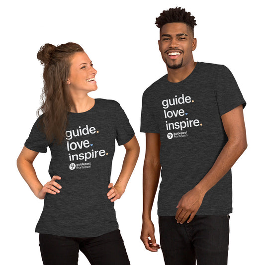 Guide. Love. Inspire. Short-Sleeve Unisex T-Shirt