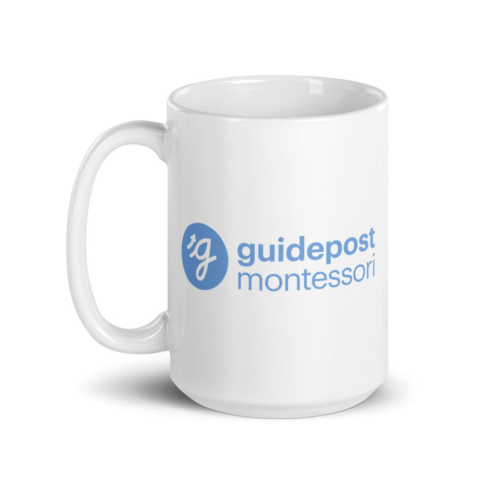 GP White glossy mug
